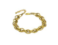 Gold-Tone Stainless Steel Double-Chain Bracelet – A Timeless Gift for Her